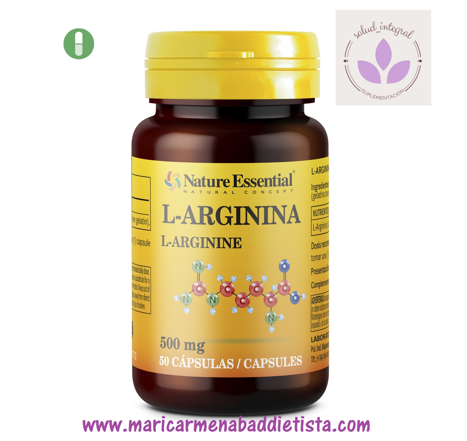 506624NE2172-L-ARGININA-500-MG